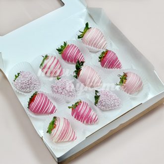 Набор из 12 клубник в шоколаде Набор из 12 клубник в шоколаде